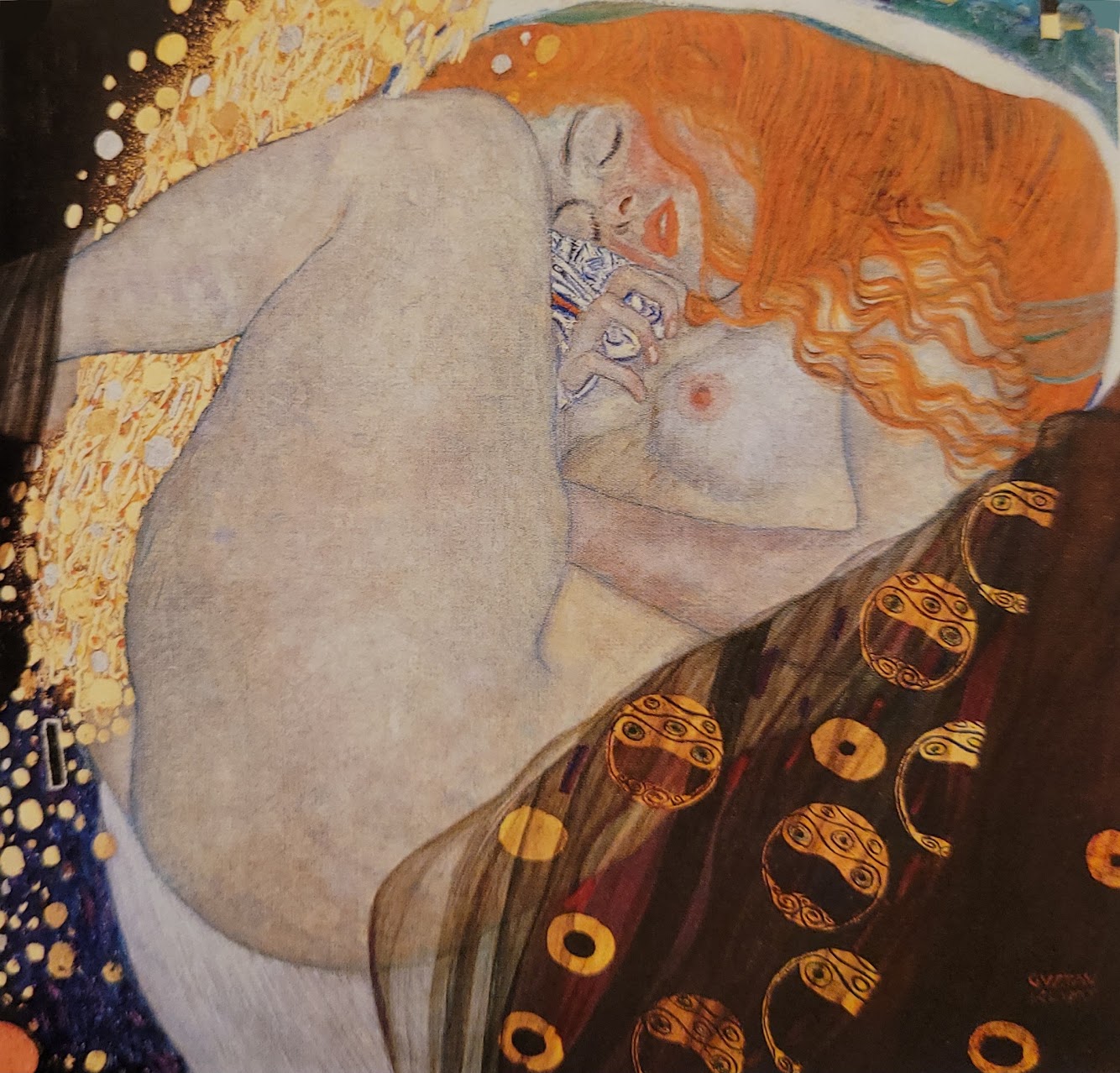 Danae by Gustav Klimt