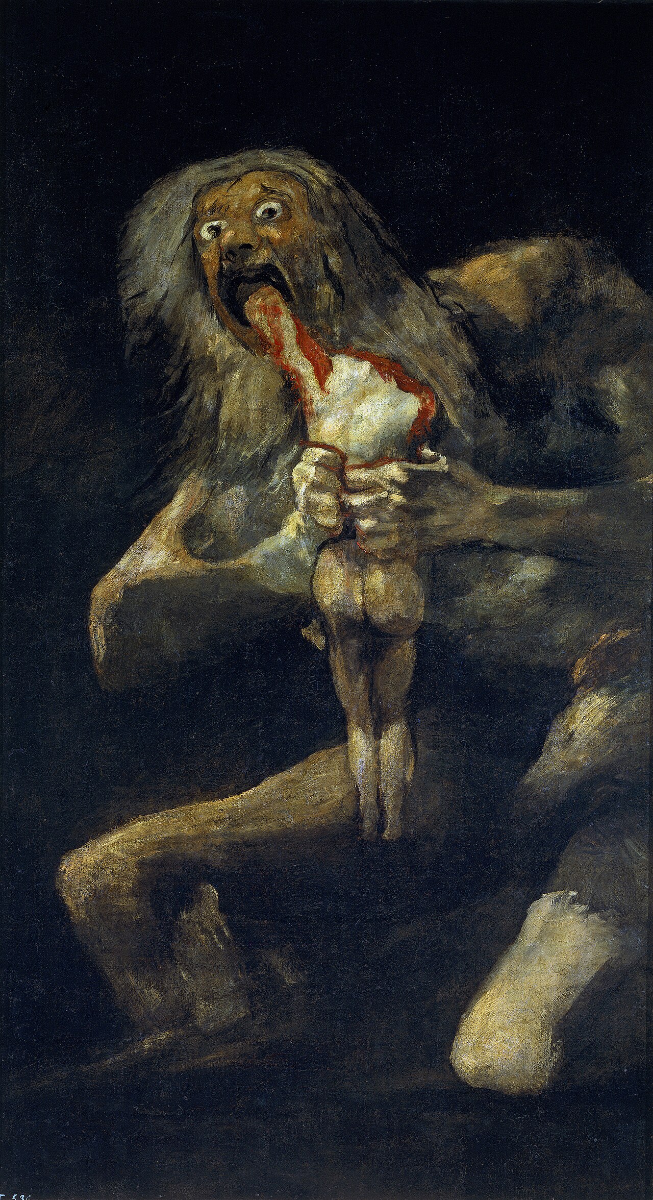 Saturn Devouring His Son by Goya